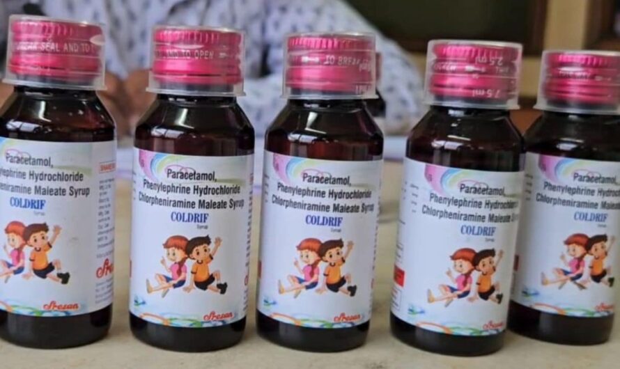 Alerte! Le sirop Coldrif, responsable de décès en Inde, non vendu officiellement au Congo, mais…